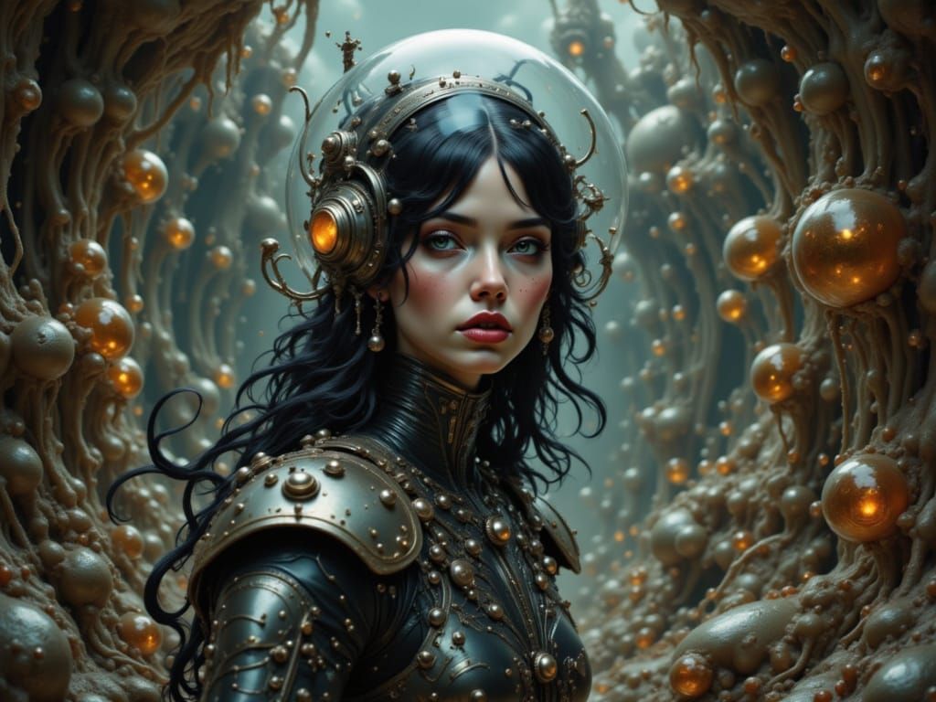 Astronaut Archaeologist in Ancient Alien City