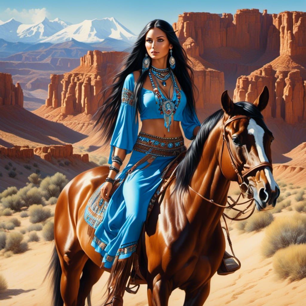 native American female