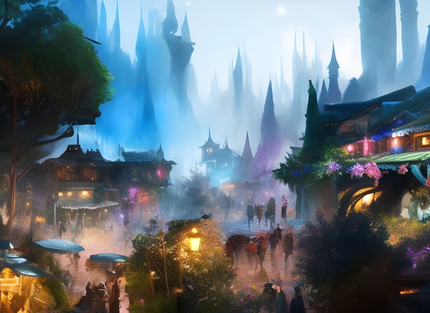 NightCafe: Sinister Gathering of Vampires and Witches