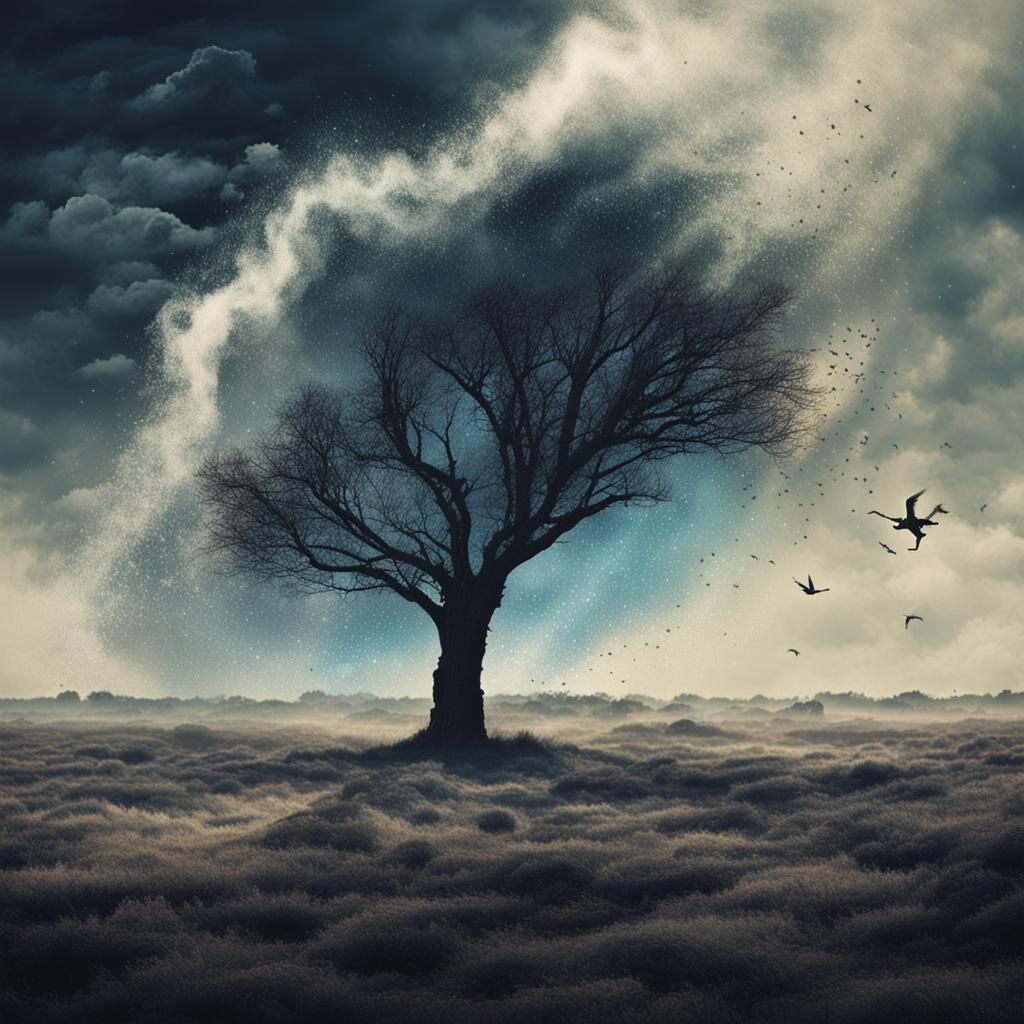 Dust in the Wind: An AI-Generated Interpretation