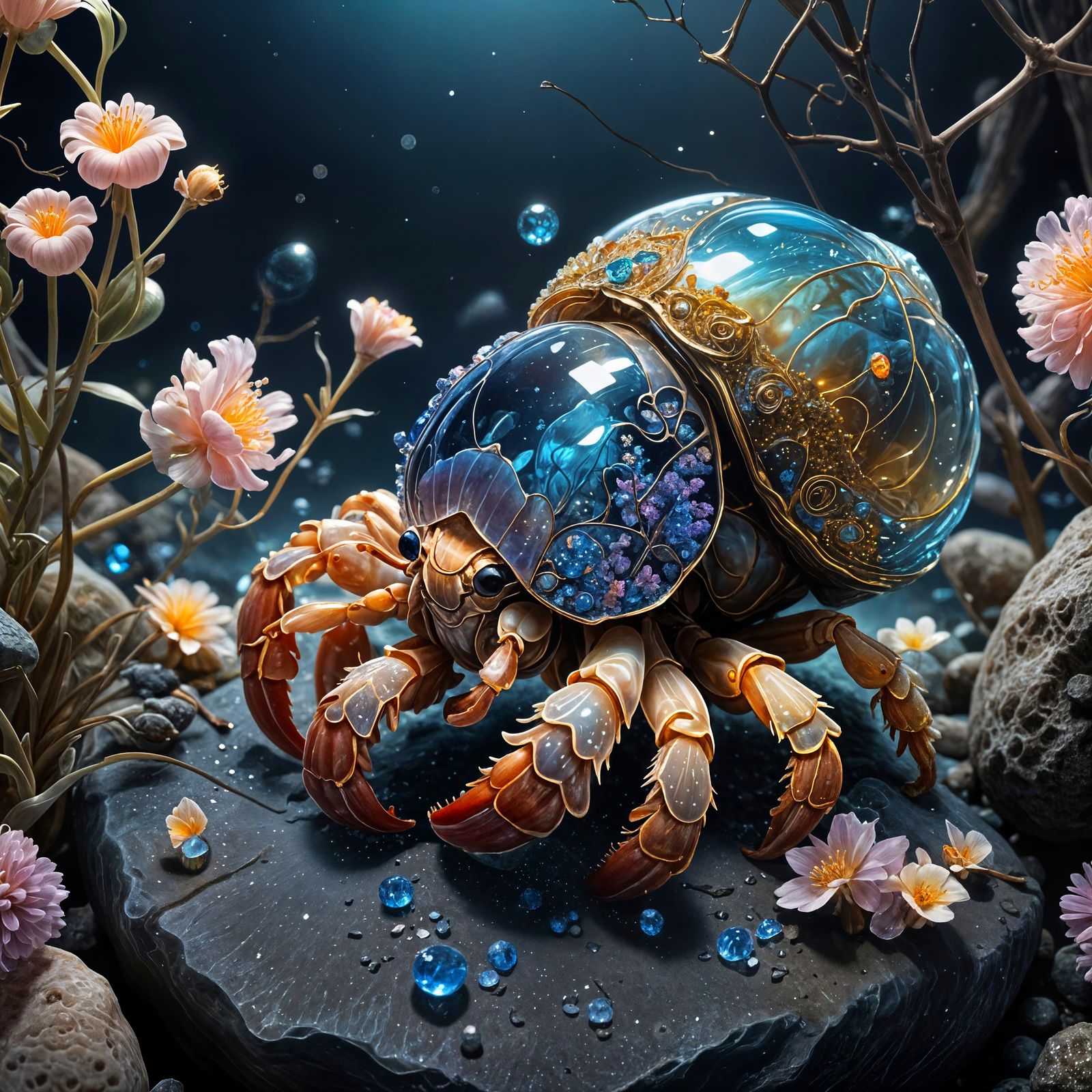 Cristal Hermit Crab
