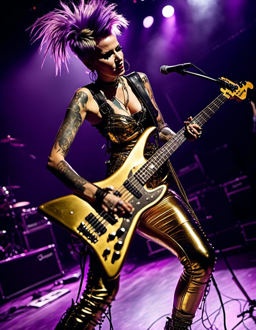 Las N Lyn Mad A LIne bassist for the Kunfused Chyldrin