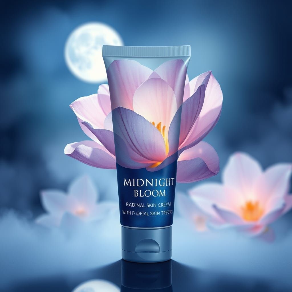 Watercolor Masterpiece of Midnight Bloom Skin Cream in Soft ...