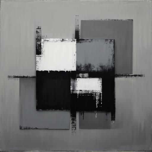 Grey Abstraction in Geometric Style