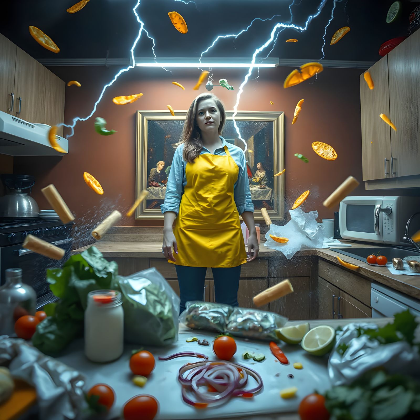 Thunderstorm Unleashes Havoc in Kitchen