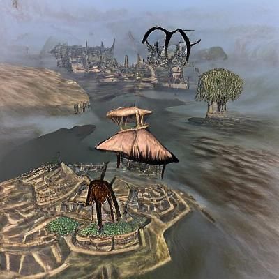 Morrowind Landscape with Fog Removed