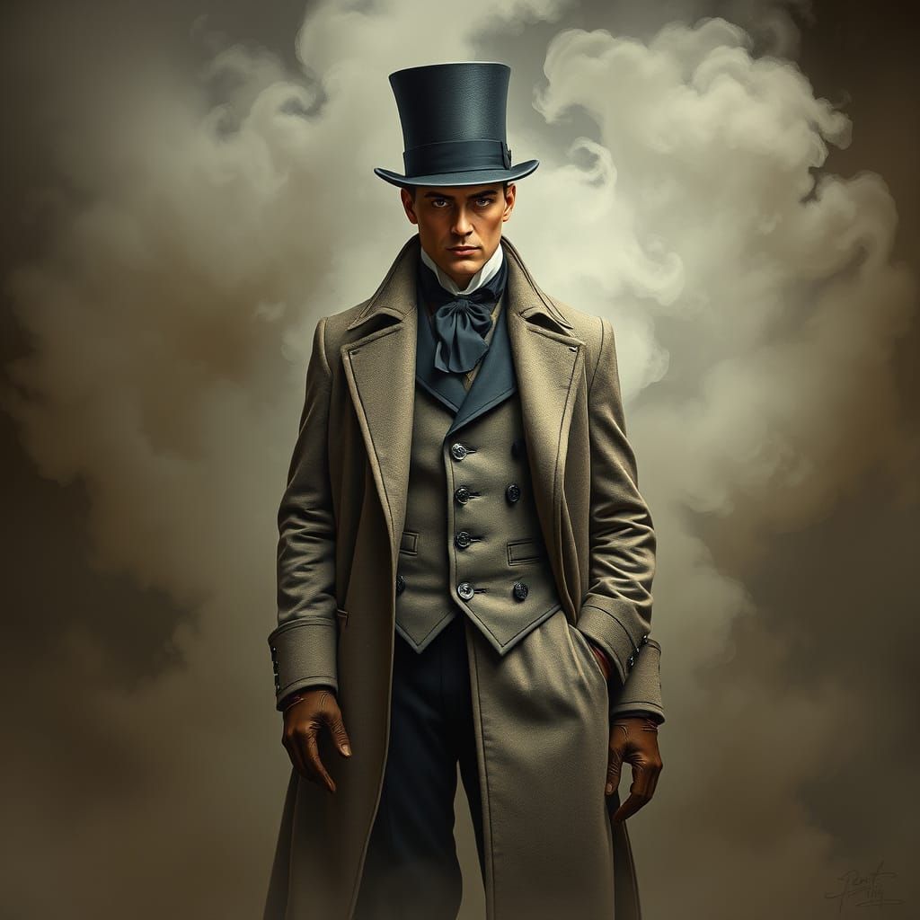 Victorian Time Traveler in Sci-Fi Setting