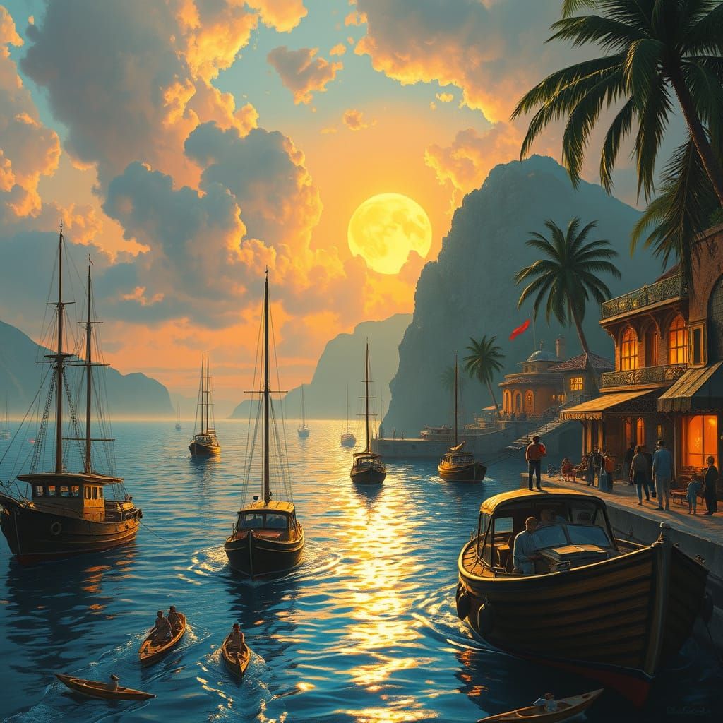 Fantasy Harbour in the Town of Sin