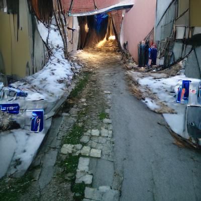 Bosnian Alleyway: An Everyday Scene