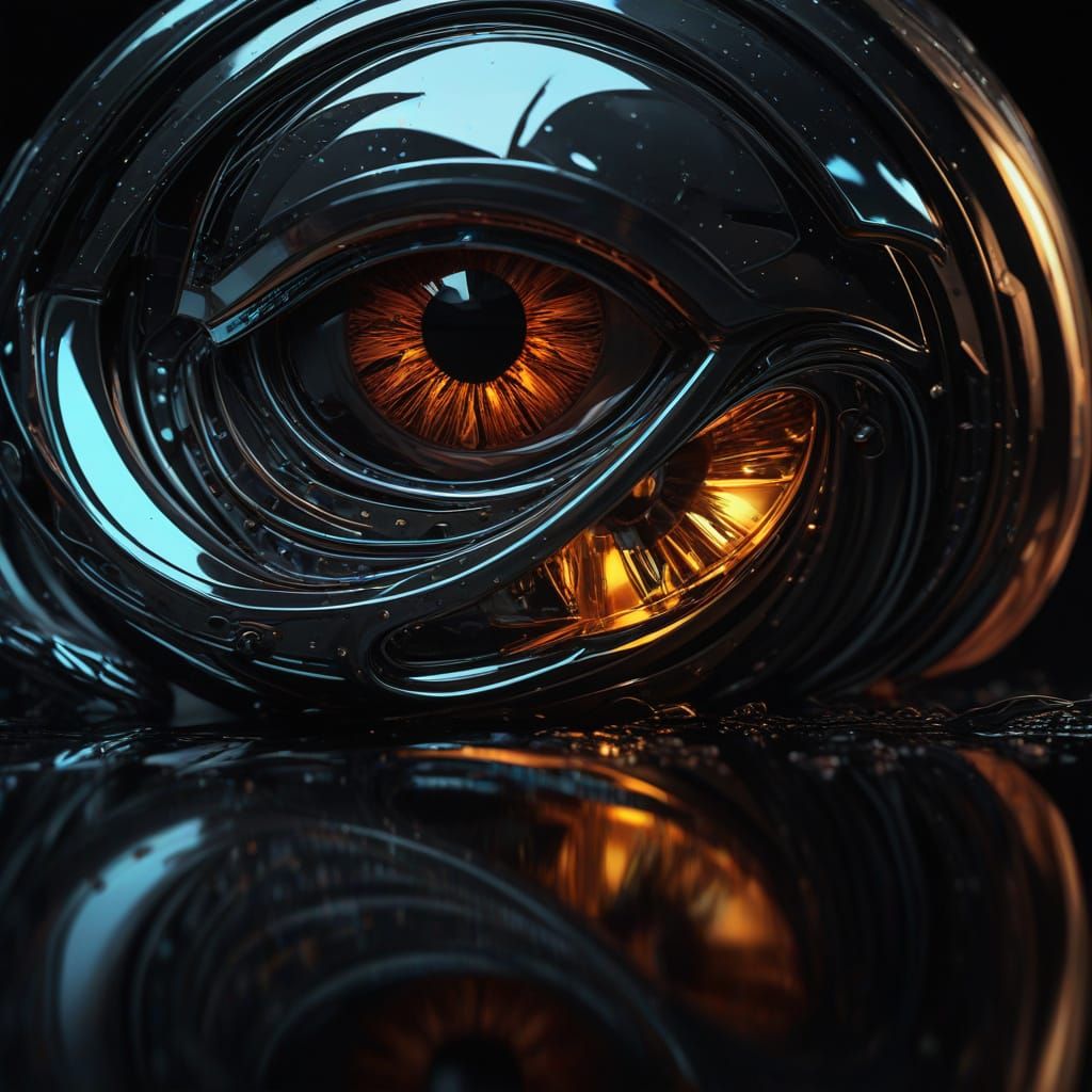 Hyperrealistic Gornk Portrait with Triadic Colors