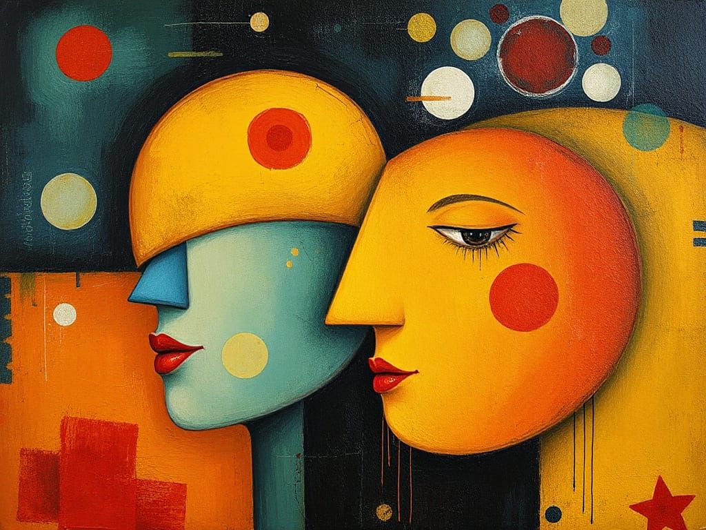 Vibrant Expressionist Emotions Inspired by Klee