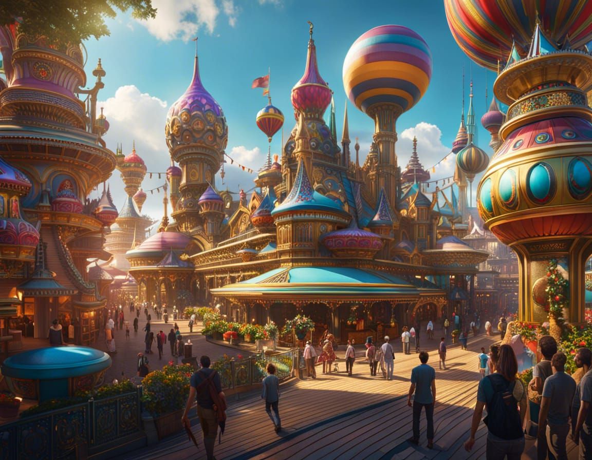 Futuristic Theme Park