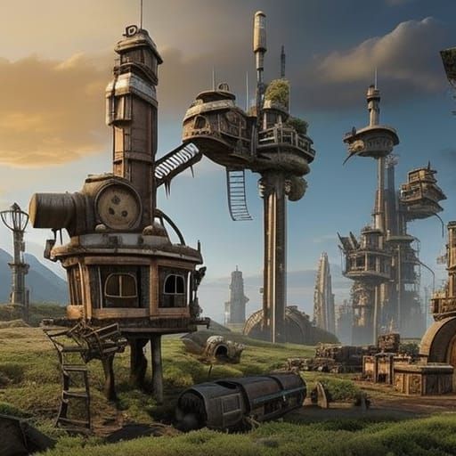 Post-Apocalyptic Wonderland: Nature Reclaims Ruins