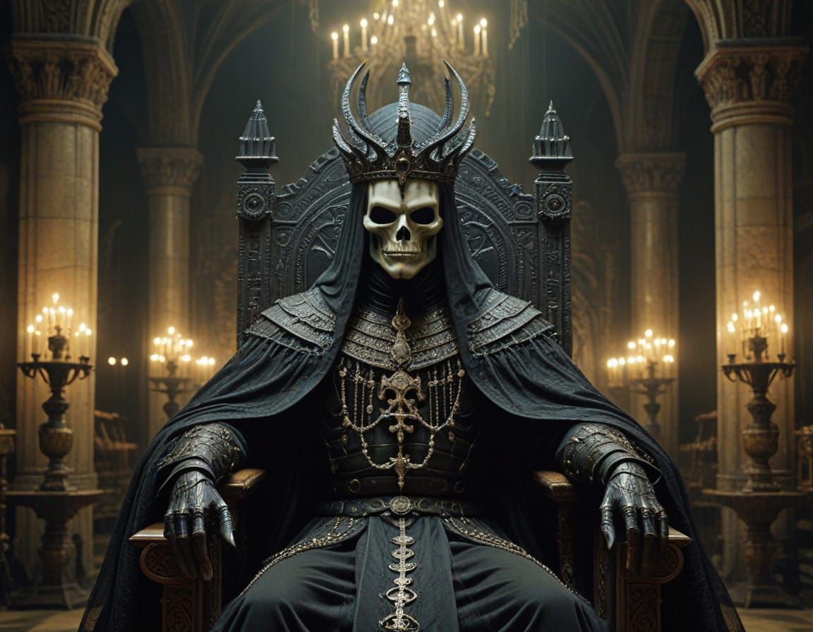 Ethereal King of Spades in Victorian Majesty