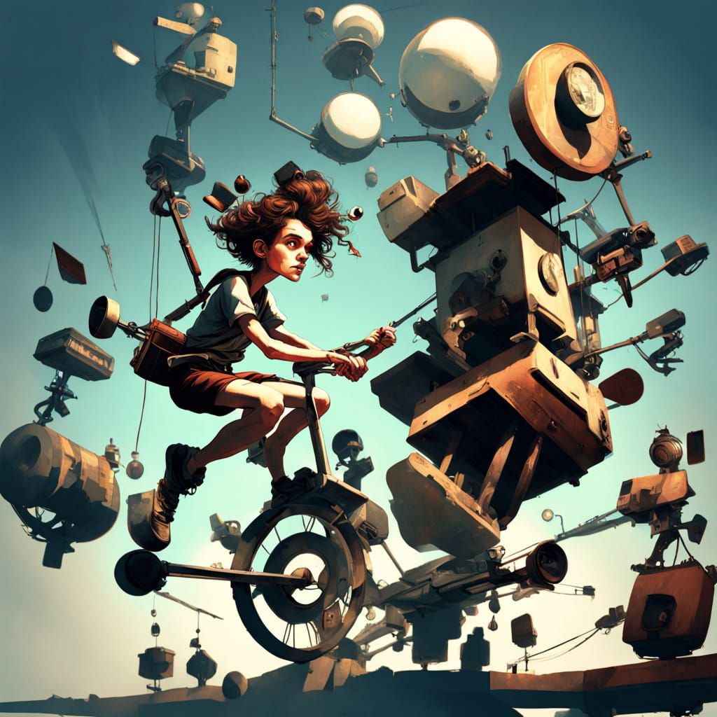 Woman Drinks from Hand, Laughter and Long Hair in Twilight