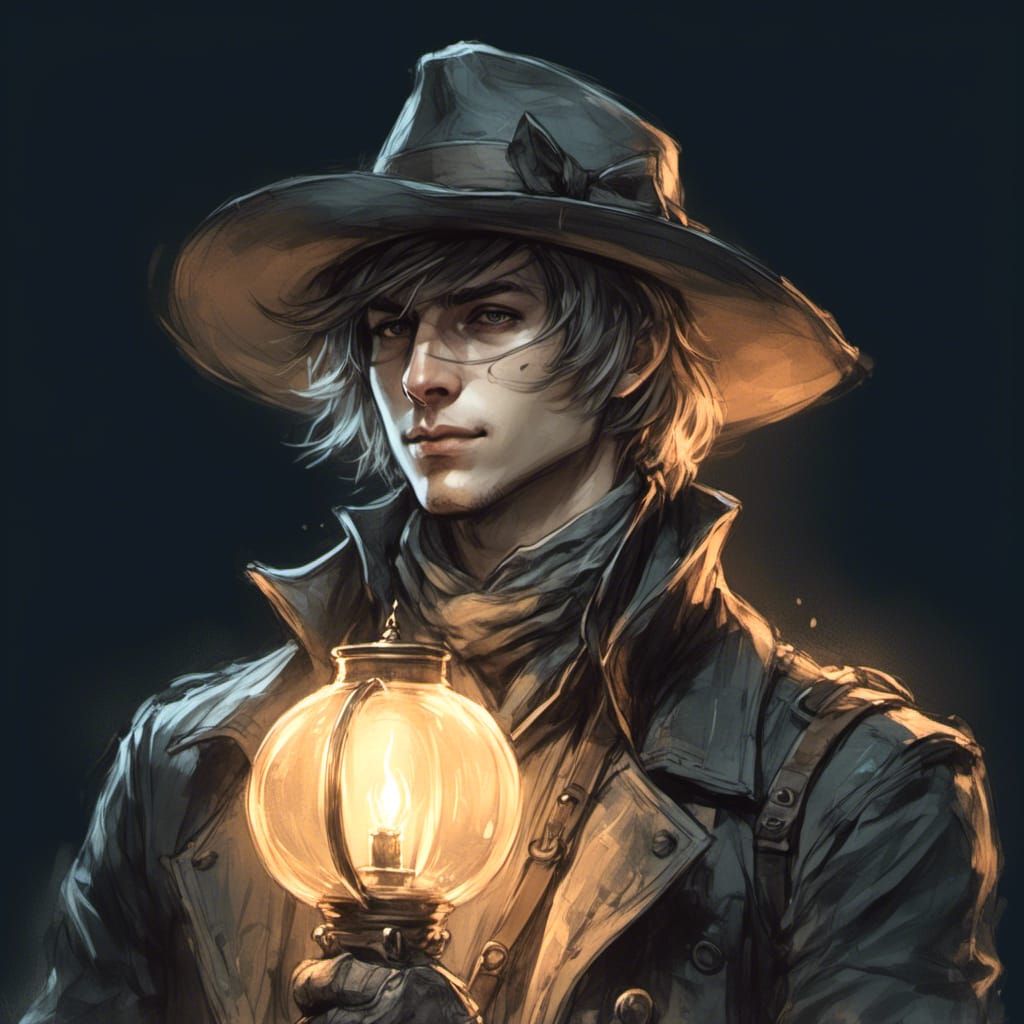 Bloodborne Hunter Anime Style