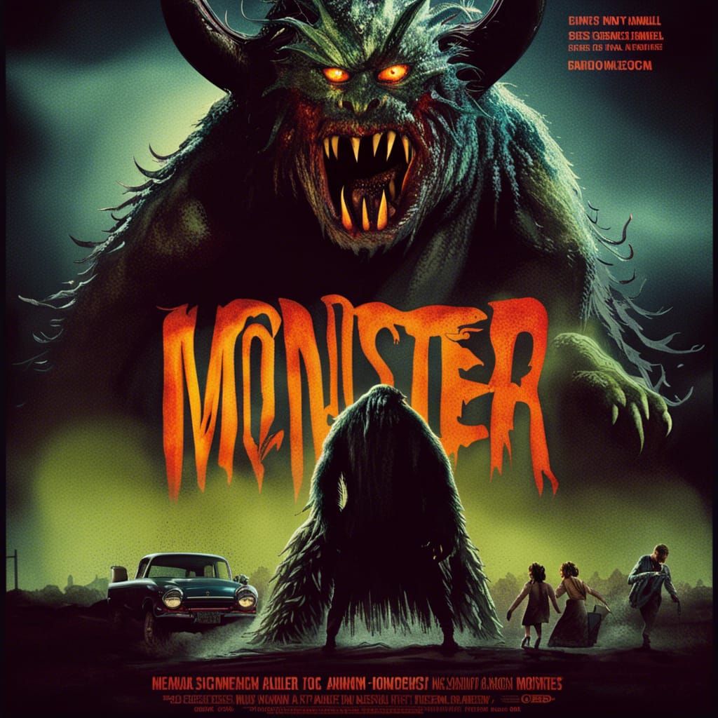 Classic Monster Movie Poster Art