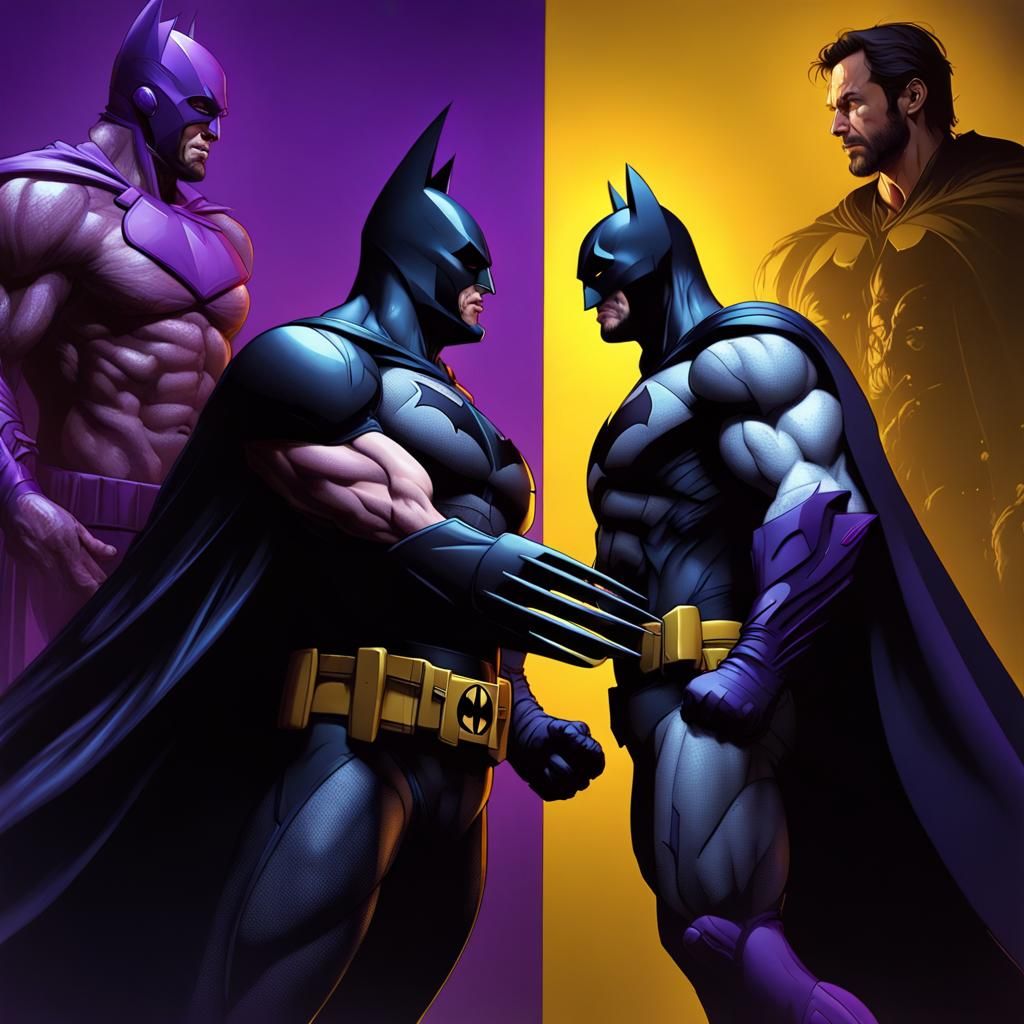 Wolverine vs Batman: A Dark Fantasy Concept