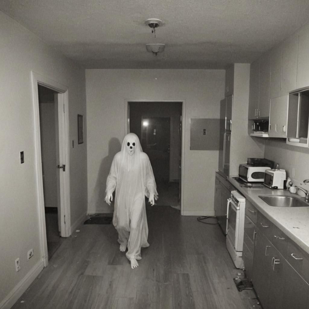 security camera captures wispy ethereal phantasm poltergeist...