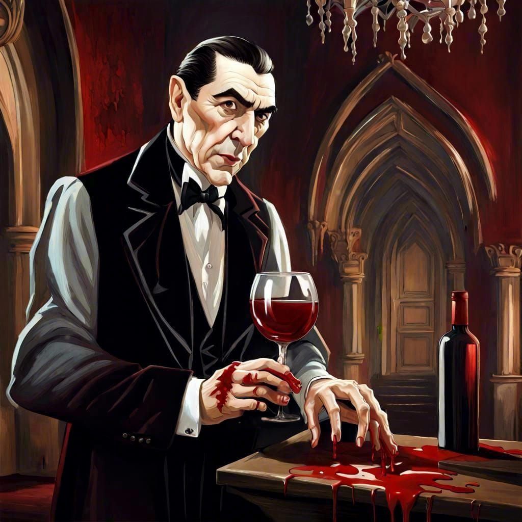 Hallowe'en 12th, 2023: I Never Spill... Wine.