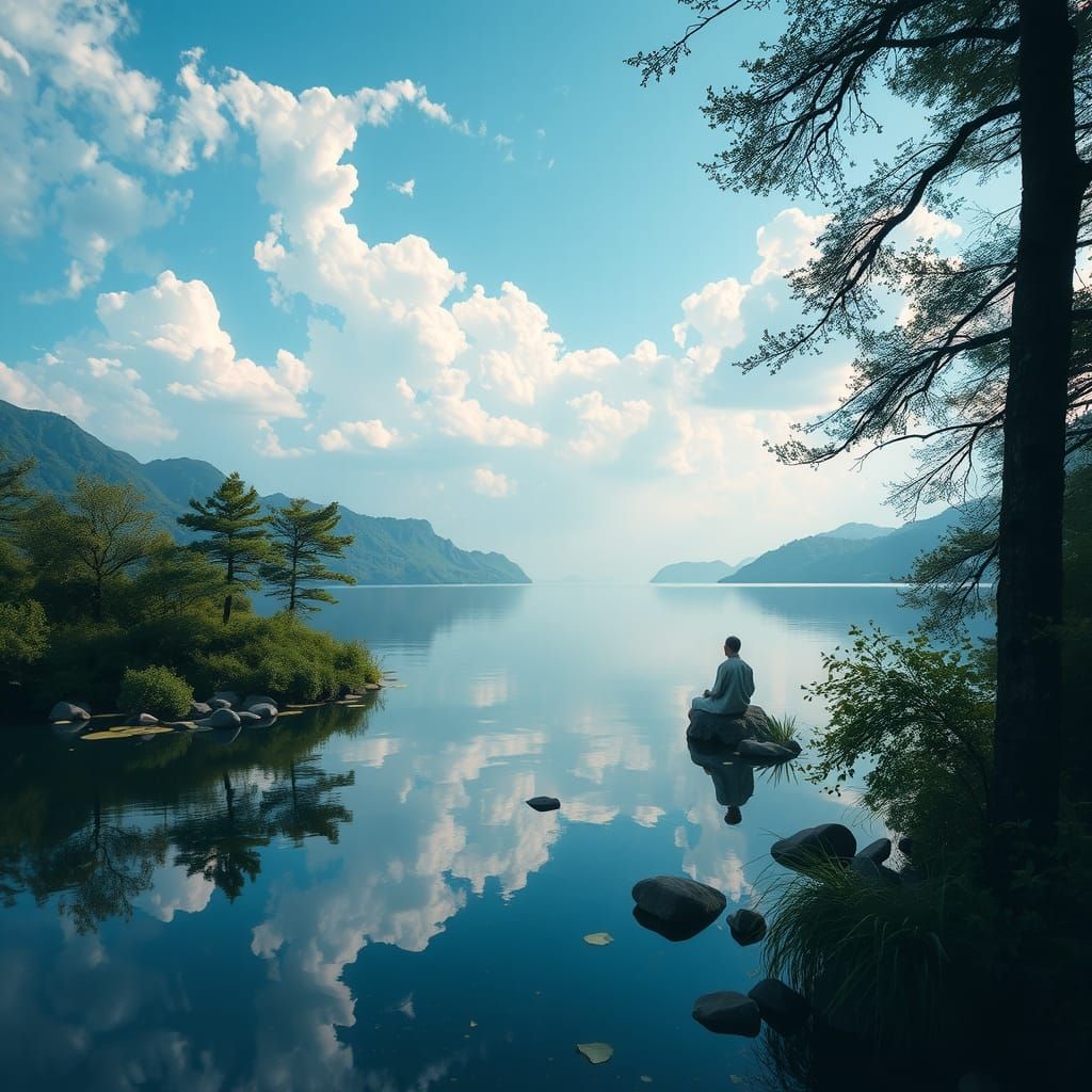 Tranquil Landscape: A Journey to Inner Peace