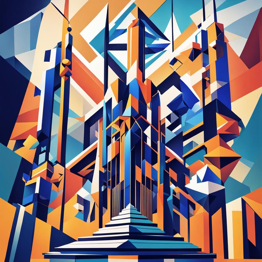 Wind Chimes on Mount Olympus: Cubist Art Deco