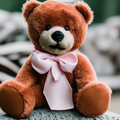 Just a cute cuddly  teddy bear.