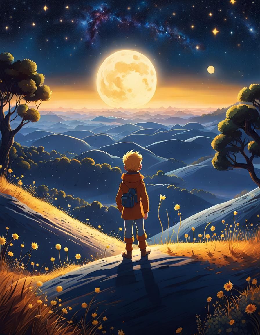 Stars Align: Little Prince Inspired Concept Art
