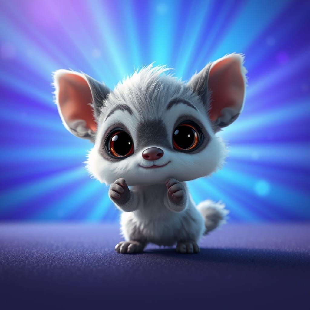 Charming Furry Friend Invites You to a Dreamlike World