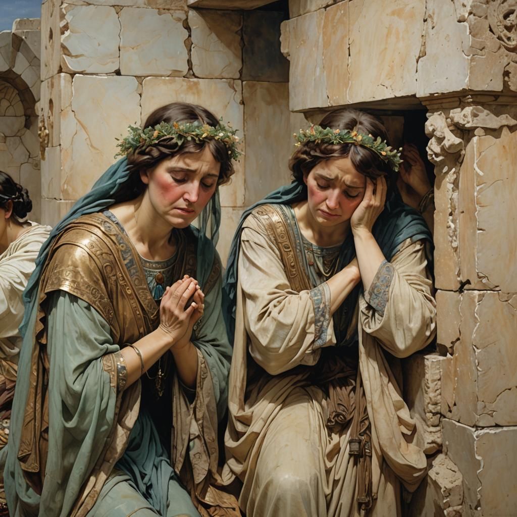 Women Weeping at Christ's Tomb, Classical Realism