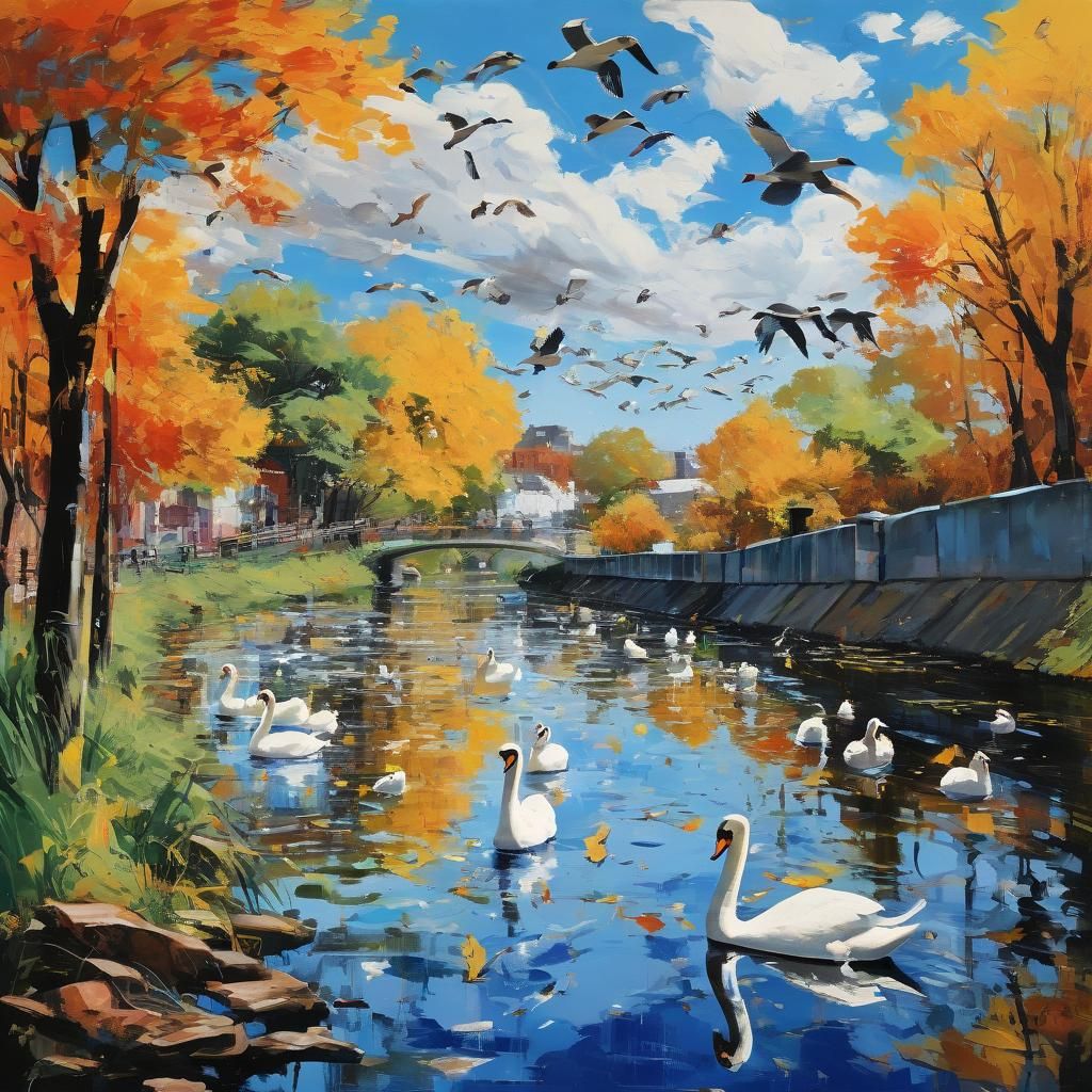 White Swans Fly South: Graffiti Art