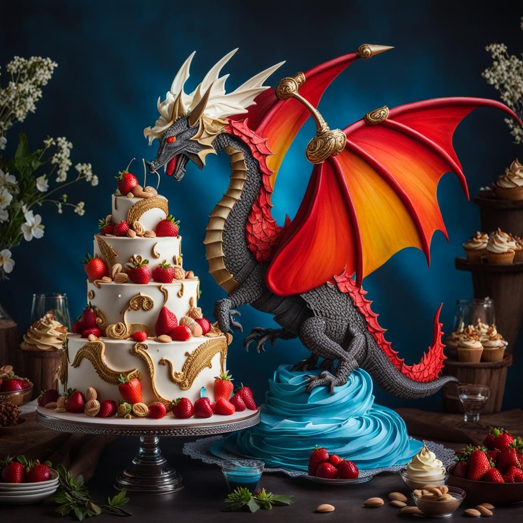Dragon cake