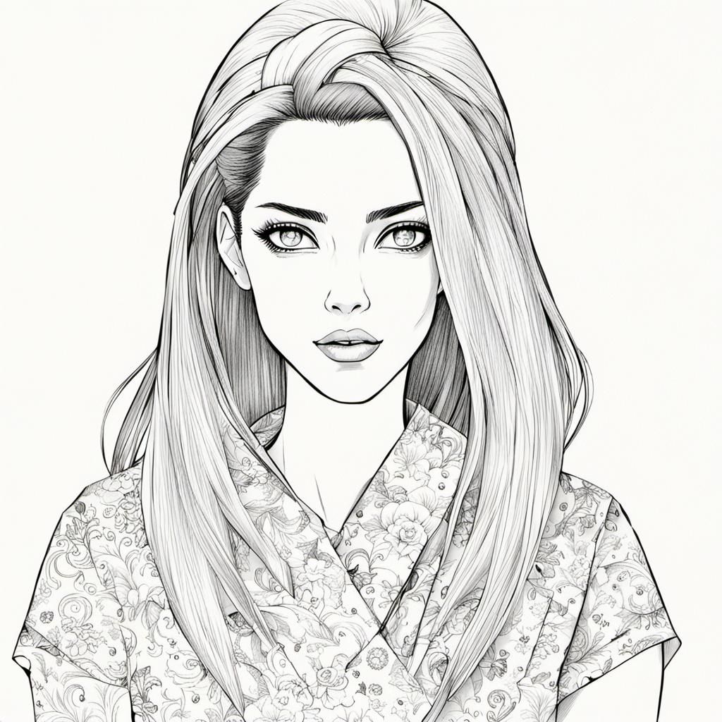 Angelina Jolie Manga Style: Mr. and Mrs. Smith Scene