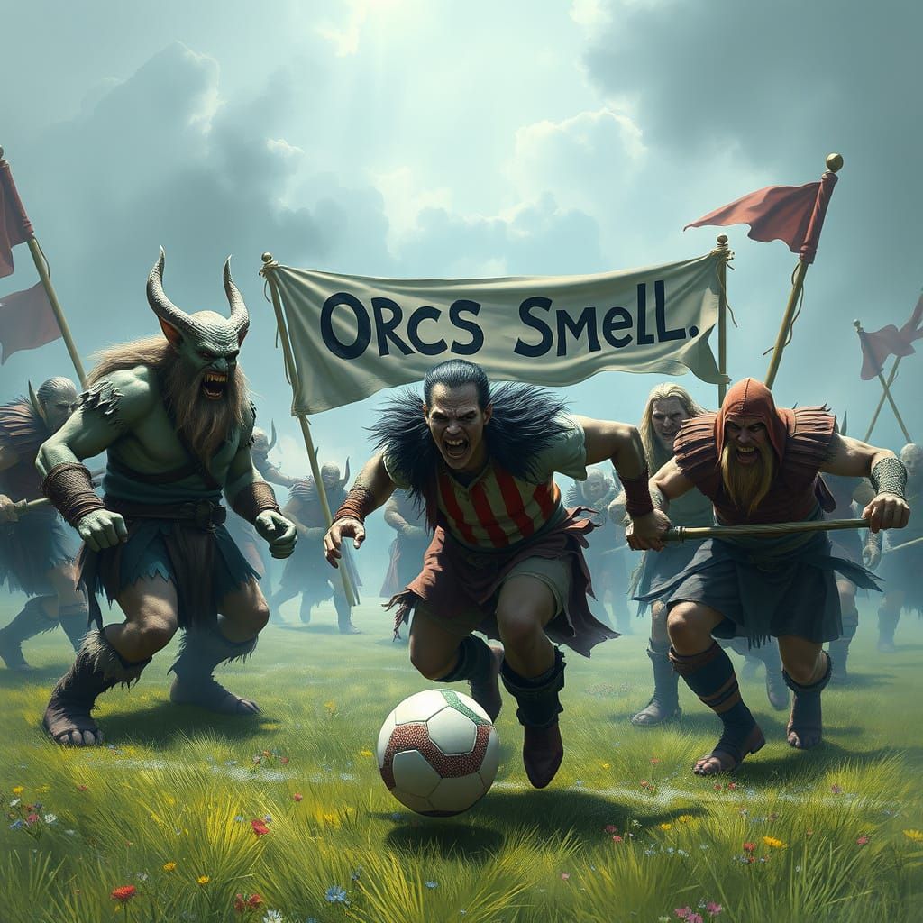 "Orcs smell? That was uncalled for."