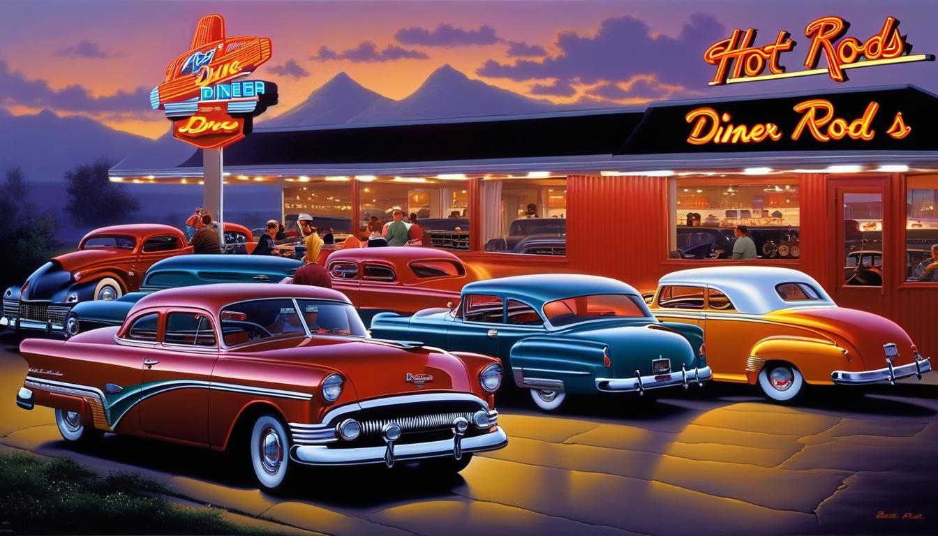 Hot Rods  and diner