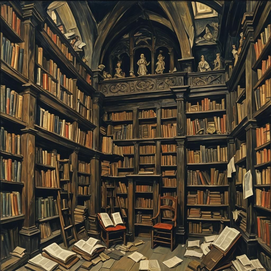 Vampire's Library: Expressionist Rendering