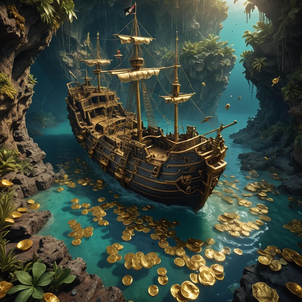 Sunken Pirate Ship Discovery Near Bermuda Triangle