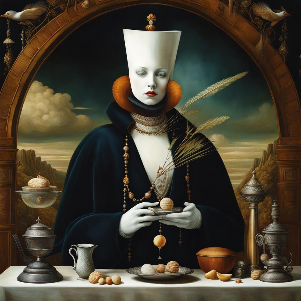 Magical Surreal Biological Dreamscape in Photorealistic Styl...