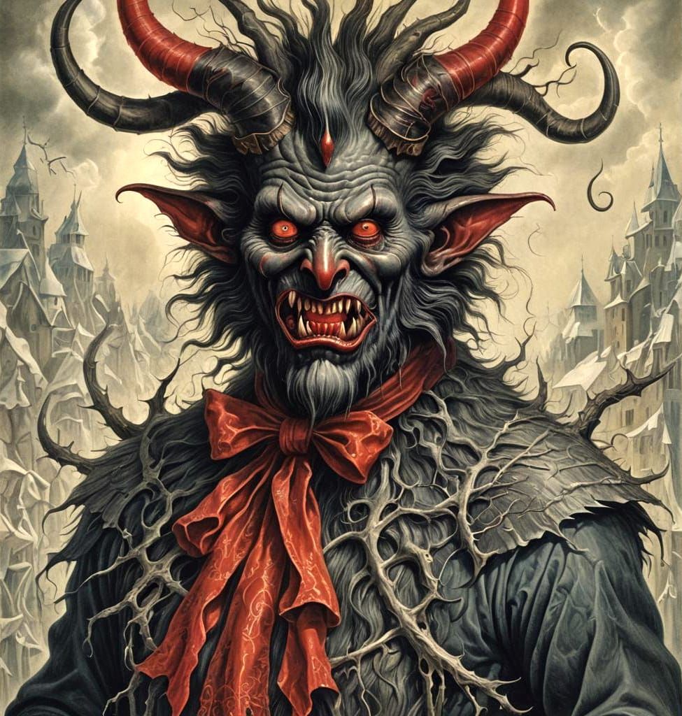 Surreal Horror Scene in Imperial Colors: Ancient Austria's D...