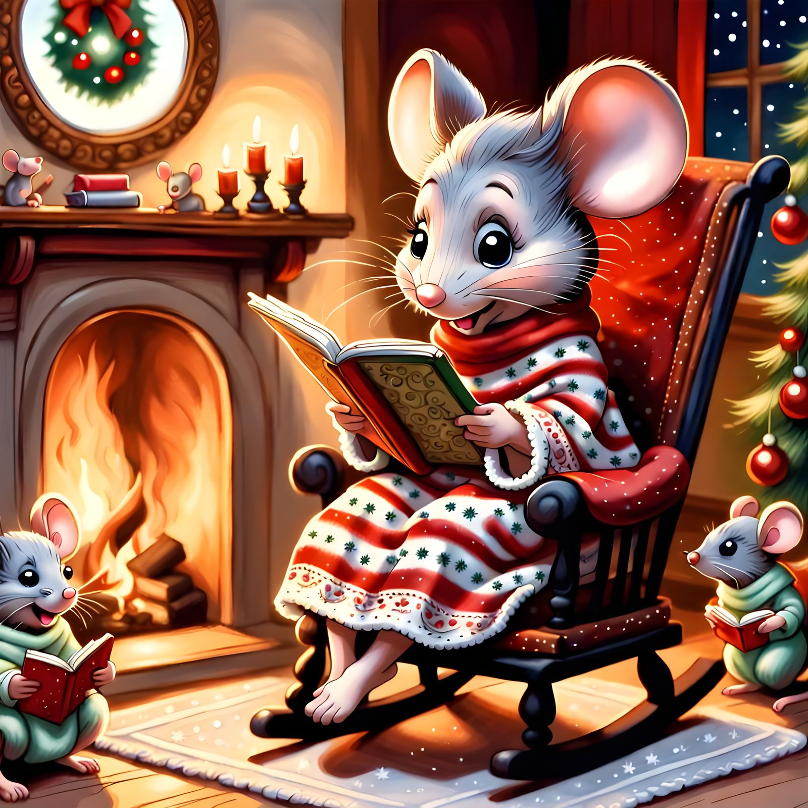 Chibi Grandmother Mouse's Christmas Story