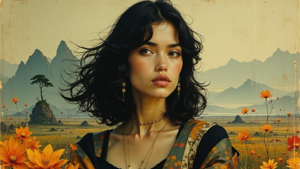 Vibrant Cityscape in Sheila Metzner's Distinctive Style