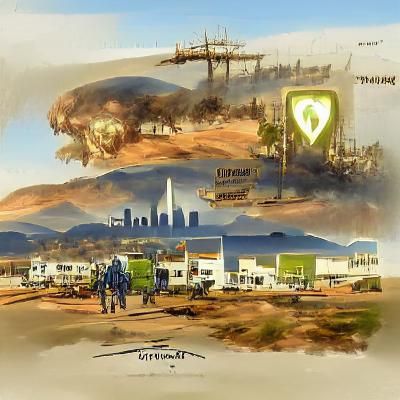 Post-Apocalyptic Irvine California Concept Art