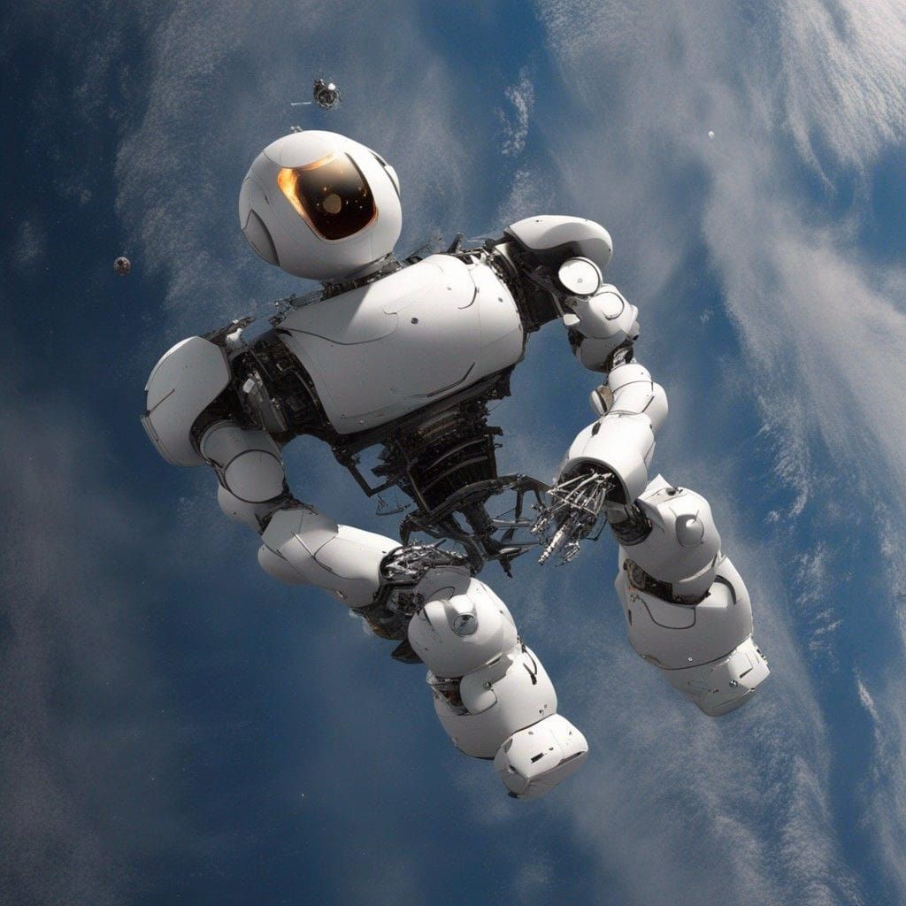 Astrobot in Space