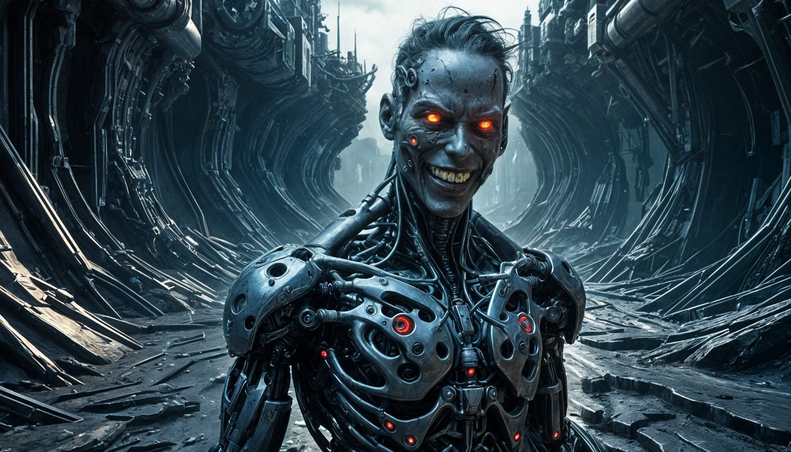 A Human Cybory fusion, A cyborg —a portmanteau of cybernetic and organism—is a being with both organic and biomechatroni...