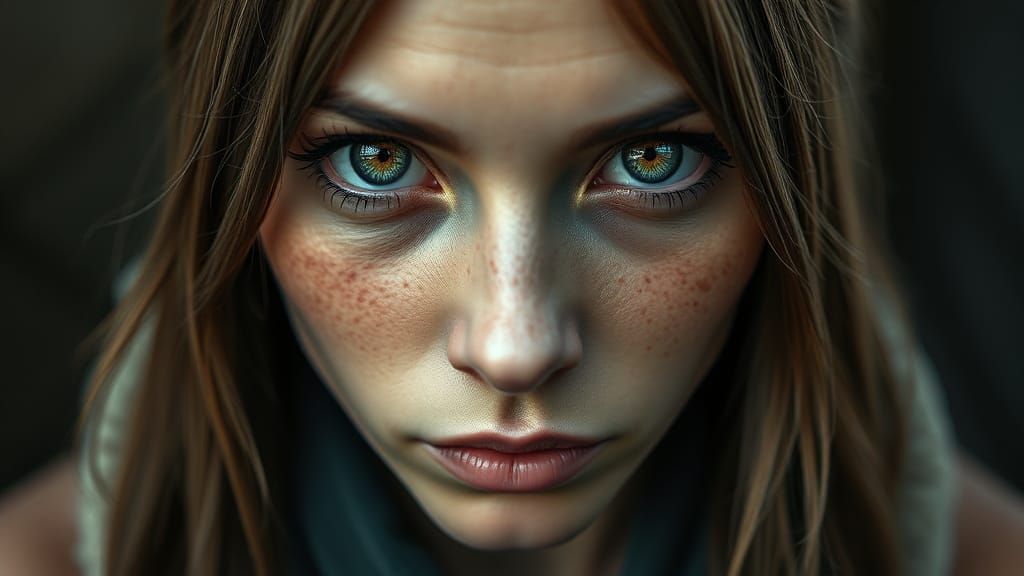Extreme Hyperrealistic Portrait View