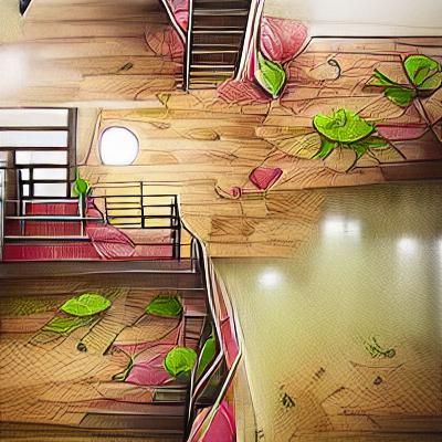 Architectural Floor Plan: Top View of First Floor