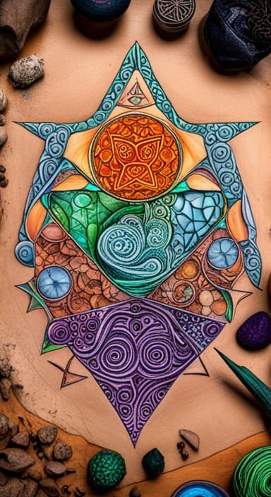 Quantum Celtic Fractal with 3D Shading