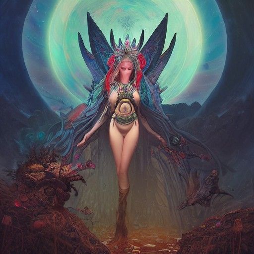 Asherah, Queen of the Dark Wasteland, by Anna Dittmann