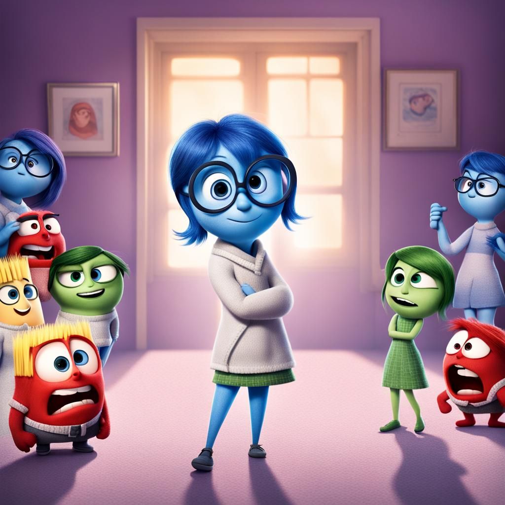 Romantic Comedy Movie Poster Inspired by Pixar's Inside Out