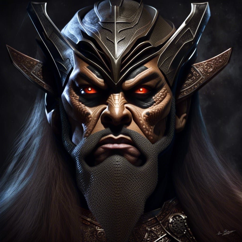 Klingon Warrior from Star Trek